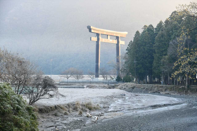 冬の熊野　広がる銀世界