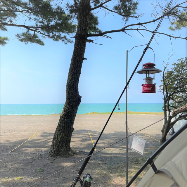 広大な海が目の前！ナブラ待ちも優雅に…