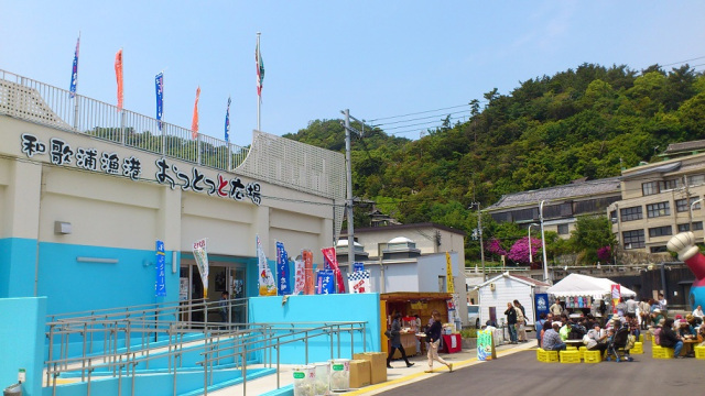 第39回和歌浦漁港朝市(おっとっと広場)しらすまつり