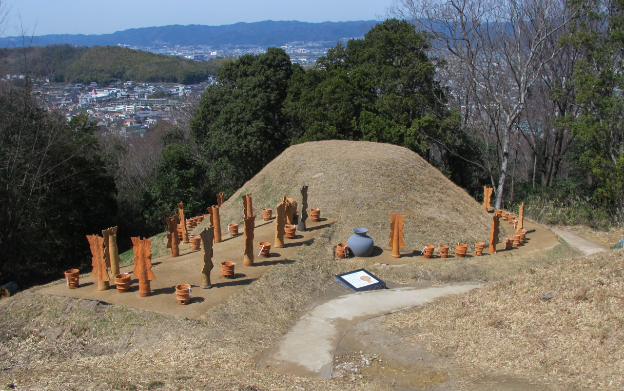 復元整備された前山Ａ58号墳